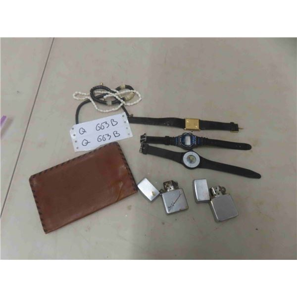 2 Zippo Lighters , Watches & More 