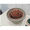 Image 2 : Clay + Plastic Planters, Scythe Blade, Hatchet, 