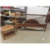 Image 1 : Bamboo Headboard 80" Wide , Night Stand 20"x