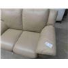 Image 3 : Leather/Leather Style Love Seat 64" Wide