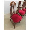 Image 2 : 4 Antique Oak Dining Room/Kitchen Chairs
