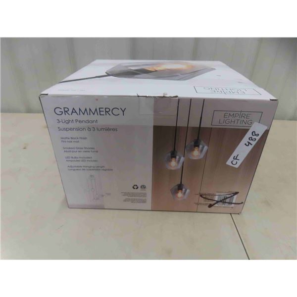 New Empire Lighting 3 Light Pendant - New