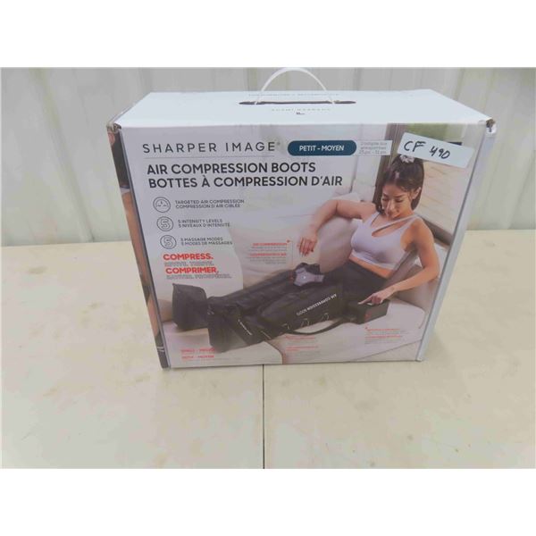 Sharper Image Air Compression Boots-  New or