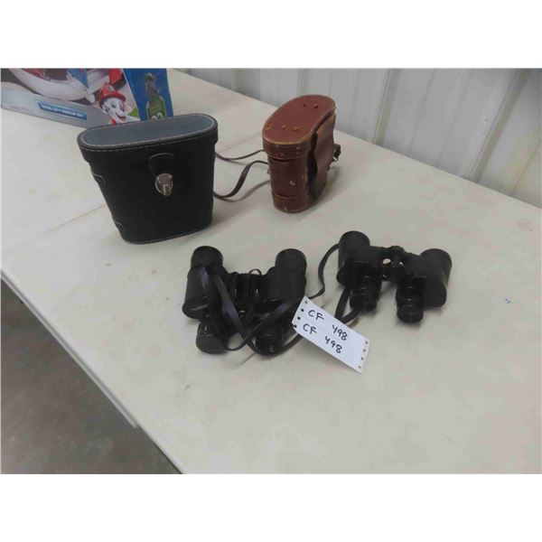 2 Sets of Binoculars with Case: Skyline 7x35,
