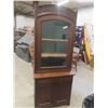 Image 1 : 2pce Step back  China Cabinet 72"x32"x21"
