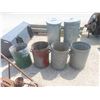 Image 1 : 4 Metal Garbage Cans No Lids 