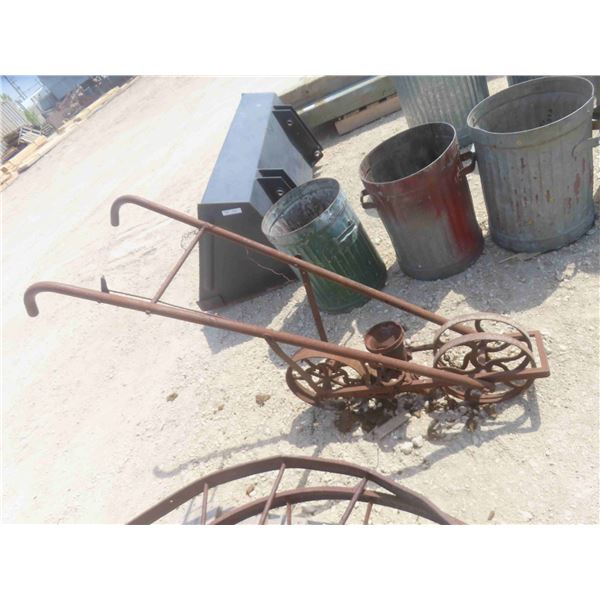 Walk Behind Antique Garden Seeder 