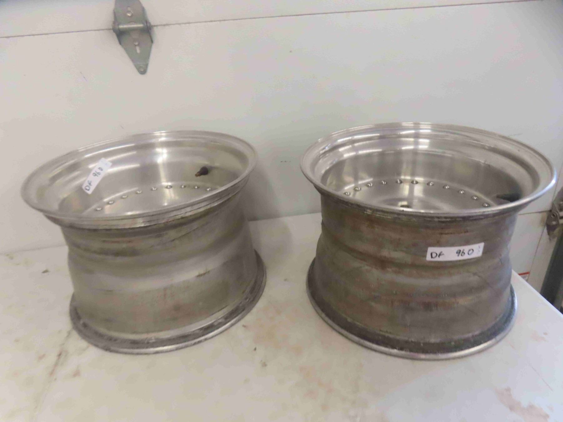 2 Chevy 15x10 Aluminum Rims Center Line