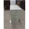 Image 1 : Metal 2 Drawer Filing Cabinet 29'' x 25'' x 15'' 