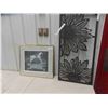 Image 1 : Metal Décor 20'' x 40'' , Framed Print Hand 