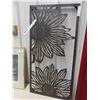 Image 2 : Metal Décor 20'' x 40'' , Framed Print Hand 