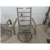 Image 4 : 2 Metal Swivel Lawn Chairs, No Cushions 