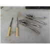 Image 2 : Antique Nutcrackers, M.O.P Handle Knife & Fork