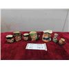 Image 1 : 7 Mini Toby Jugs 1 1/2 - 2 1/2 '' Tall 