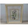 Image 1 : Wilma Lloyd Davis Original Watercolor Iris Flower 