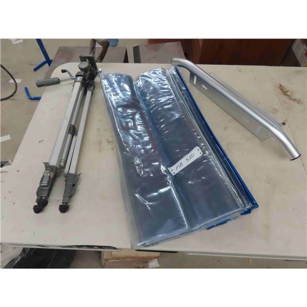 Tripod, Safety Bar, 8 Poly Zippered Bags 24''