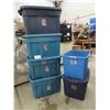 Image 1 : 6 Totes, 5 Lids 
