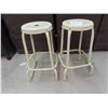 Image 1 : 2 Steel Stools 25'' H 