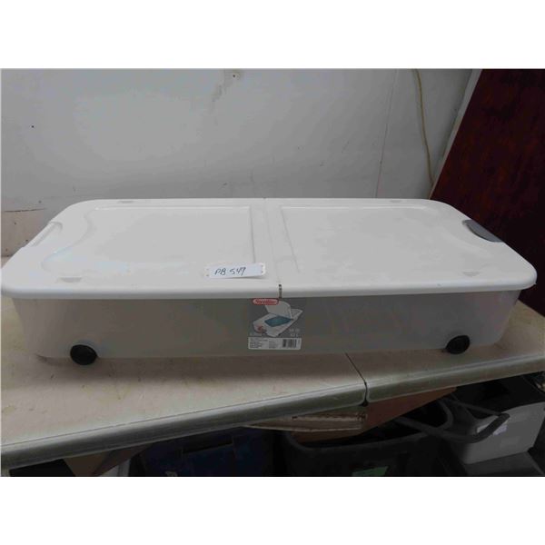 Under-Bed Storage 62L Tote with Lid 