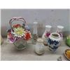 Image 2 : Salt & Pepper Shakers, Porcelain Flower Basket,