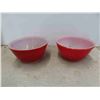 Image 3 : 5 Pyrex Primary Colour Mixing Bowls 