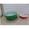 Image 4 : 5 Pyrex Primary Colour Mixing Bowls 