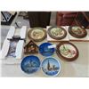 Image 1 : 9 Collector Plates (3) with Wood Frames 