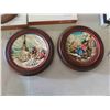 Image 3 : 9 Collector Plates (3) with Wood Frames 