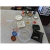 Image 1 : Collection of Ashtrays with Advertising , Decorative