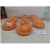 Image 1 : 9pcs Fire King : Cups , Saucers , Creamers 