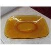 Image 3 : Hazel Atlas, Federal Amber Glass, Serving Bowl, Platter, 