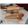 Image 2 : Vintage Kitchen Tools , Knives , Tenderizer, Rolling Pins, 