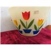 Image 3 : 5pcs Fireking Mixing Bowls, Plate, 2 Shakers with No 