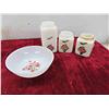 Image 3 : Vintage Milk Glass: Salt/Pepper Shakers (Some Missing 