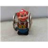 Image 2 : Vintage Windup Tin Cat Clown 5'' Tall - Works 