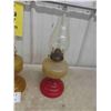 Image 2 : 3 Coal Oil Lamps with Chimneys 