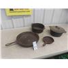 Image 1 : 2 Cast Pots , 2 Cast Frying Pans 