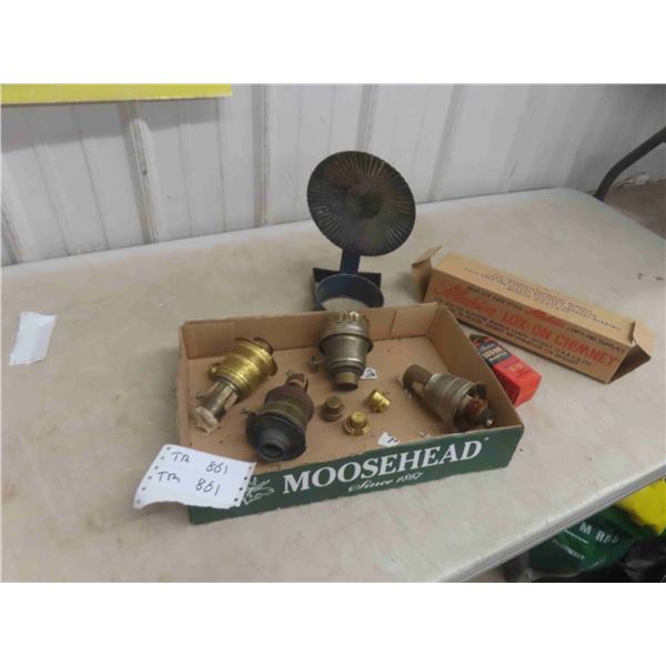 4 Aladdin Burners , Wall Mount Lamp Holder with