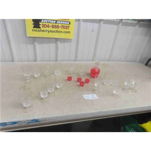 Decanter, Crystal Glass, Cut Glass 