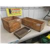 Image 1 : CIL Wood Ammo Crate , Wood Butter Box & 