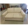Image 1 : Leather/Leather Style Love Seat 59'' Wide 