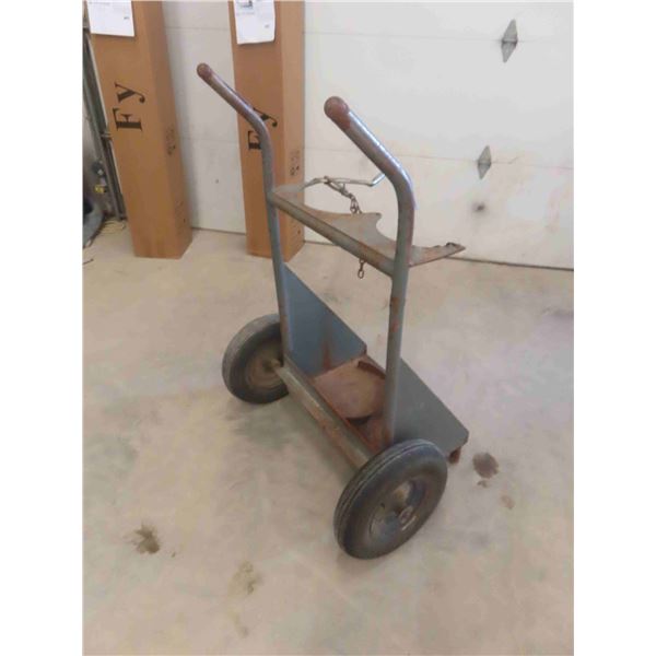 Acetylene Cart on Rubber Tires 