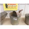 Image 3 : 3 Galvanized Pails, Coal Bucket, Gas Pail 