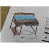 Image 1 : Rolanstar computer desk with power outlets & LED light,