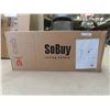 Image 1 : SoBuy tall bathroom storage cabinet unit wiith 3 shelves