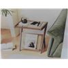Image 3 : Bamworld rattan side table boho nightstand mid