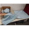 Image 1 : light blue patio cushion cober x6-24" x 24"