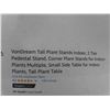 Image 2 : vondream tall plant stands indoor. 2 teir pedestal stand