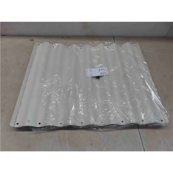 8 pieces, 24"x18" steel skirting 