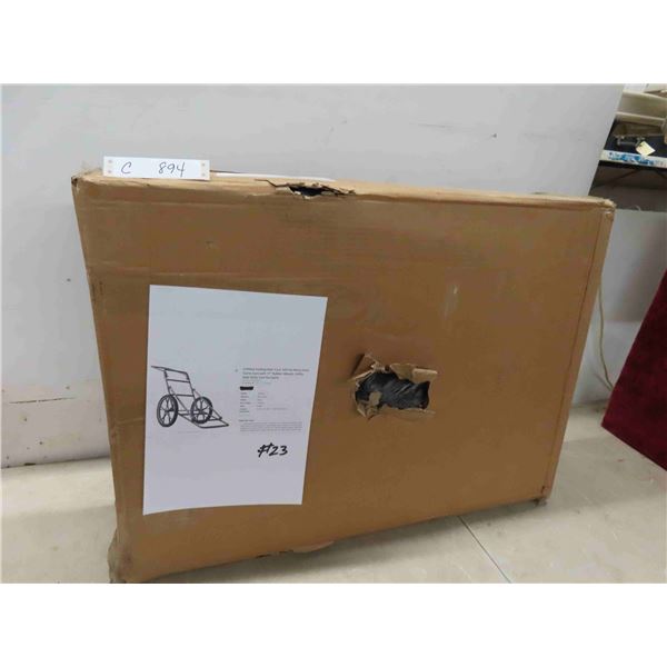 GYMAX folding deer cart, 500 LBS heavy duty